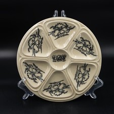 Antique French Oyster Plate by CLAIREFONTAINE c 1889 picture