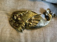 Vintage 1987 Gold Christopher Ross Collectible Belt Bucle Sculpture  picture