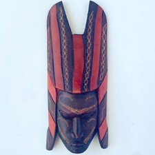 African Kenya Kikuyu Tribal Traditional Hand Carved Wood Mask picture
