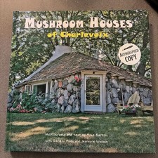 THE MUSHROOM HOUSES OF CHARLEVOIX by Mike Barton Signed HC MICHIGAN picture