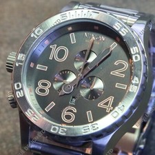 US NEW NIXON 51-30 CHRONO GRAY ROSE men's Watch A083-2064 GIFT FAST SHIP picture