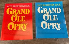 Vintage 1992 & 1994 Grand Ole Opry WSM Picture History Book Lot Vol 8 & Vol 9 picture