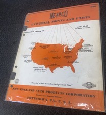 July 1944 Re issue May 1945 Vintage Neapco Universal Joints Parts Catalog No 46 picture