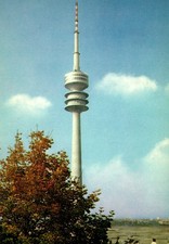 Hohe Olympiaturm Munich Germany Postcard picture