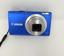 Canon PowerShot A4000 IS Digital Camera Blue Tested & Working picture
