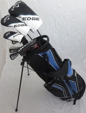Mens Callaway Golf Club Set Driver Wood Hybrid Irons Odyssey Putter Stiff picture