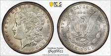 1900-O/CC $1 Morgan Silver Dollar PCGS MS61 'O Over CC' Mintmark Variety US Coin picture