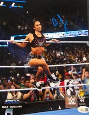 AJ A.J. Lee Signed 8x10 Photofile Photo Autographed *JSA CERT*  WWE  CM Punk picture