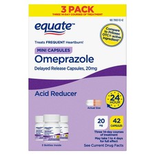 Equate Omeprazole Delayed Release Mini Capsules 20 mg 42 Count picture