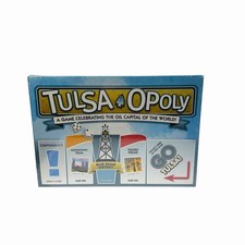 Tulsa Opoly Monopoly TULSAOPOLY The Oil Capital Of The World Board Game NEW picture