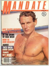 Mandate 1985 Kristen Bjorn, Torrey, Key West 114pg Gay Pinup Magazine M39251 picture