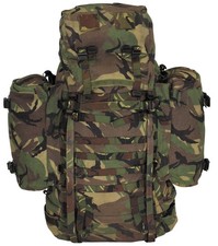 Dutch backpack large combat backpack DPM camouflage approx. 120 liters used Original picture