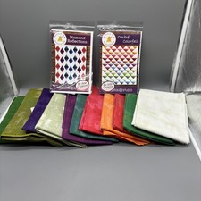 Lot Of (2) Maywood Studio Diamond Colorful Quilt Kits 56” X 72” And 63” X 69” picture