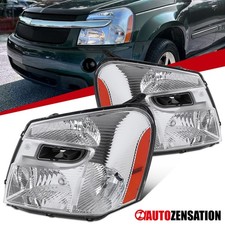 Fit 2005-2009 Chevy Equinox LS LT Headlights Halogen Headlamps Left+Right 05-09 picture