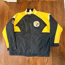 Apex One Pittsburgh Steelers Full Zip Jacket vintage size XL picture