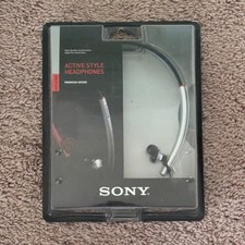Sony MDR-AS100W Active Style Sports Headphones Vintage 2008 NEW SEALED NOS picture