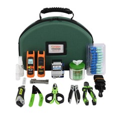 Komshine FTTH Optical Fiber Loss Test Tool Kit Include Fiber Cleaver,OPM,OPS,VFL picture