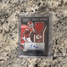 2018 Panini Playbook - Signature Materials Tyreek Hill #SM-TH Prime /25 (AU, MEM picture