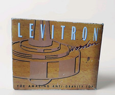 Levitron Wooden Anti-Gravity Spinning Top Set w/ Box & Manual, Vintage 1978 picture