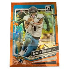 Panini 2023 Donruss Optic Travis Etienne Jr. Orange Scope Prizm 31/79 #86 picture
