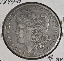 1894 O Morgan Silver Dollar Better Back Date Lower Mintage F-VF Condition 🔥  picture