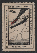 CANADA 1918 FIRST AIR MAIL SCOTT #CLP2 MINT HINGED picture