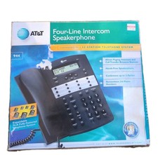 AT&T 944 4-Line Intercom Speakerphone Business Telephone Open Box New Expandable picture