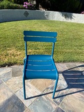 Fermob Luxembourg Chair in Acapulco Blue Color. Classic Made of Aluminum. New. picture