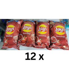 Lays Ketchup Potato Chips 220g Sharing Bags Pack of 12-   picture