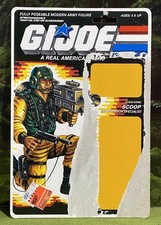 Vintage 1989 G.I. Joe SCOOP v1 Full UNCUT File Card Back GI G.I.Joe GIJoe ARAH picture