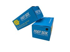 Foot Sox - The Disposable Sanitary Socks | Black, Unisex (144 Sox/Box) picture