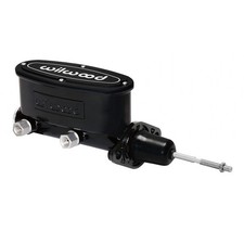 Wilwood Master Cylinder High Volume Tandem - 15/16in Bore Black - W/Pushrod picture