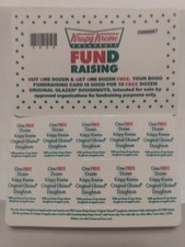 KRISPY KREME BOGO CARD- BUY FIRST DOZEN, THEN GET ONE, 10 OFFERS, picture