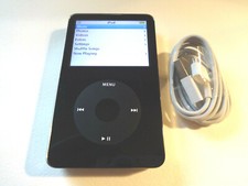 APPLE  iPOD  CLASSIC  5.5 GEN.  BLACK  80GB...WOLFSON CHIP...NEW BATTERY... picture