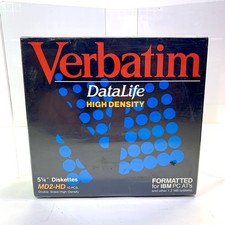 Vintage Verbatim DataLife High Density 5 1/4