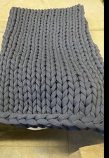 Bearaby  Cotton Napper  Throw  25 Lb  Retail $329 Midnight Blue picture
