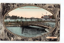 Ottawa Canada Postcard 1907-1915 Driveway And Rideau Canoe Club House picture