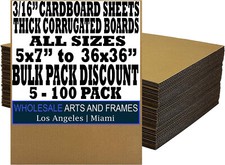 Corrugated Cardboard Sheets 4mm - 3/16