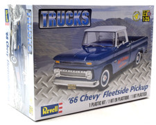Revell 1966 Chevy Fleetside Pickup 1/25 Scale Plastic Model Car Kit 85-7225 picture