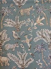 THIBAUT F988721 GOA Linen Blend FABRIC 4 5/8 Yards picture