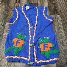 VTG S.G. Morris Vest Florida Gators Sz 1 100% Cotton Women's Sleeveless picture