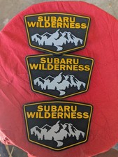 SUBARU WILDERNESS Badge Emblem 3 PIECE SET picture