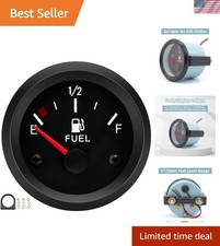 Universal 2 Inch Fuel Gauge 240-33 Ohm 12V for Cars Trucks Boats Motorcycles picture