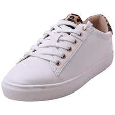Mia Kids Neva Girl's Sneakers Lace-Up Shoes White/Jaguar picture