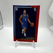 Panini 2018-19 NBA Hoops Jalen Brunson RC Red  32/49 #243 Dallas Mavericks picture