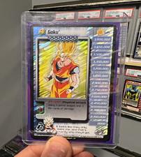 Damage Score 2001 Dragon Ball Z TCG Saiyan Saga Goku Holo Physical Attack #0000 picture