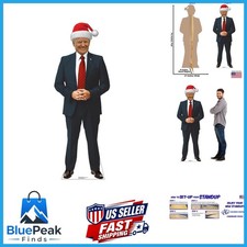 Cardboard People Donald Trump Santa Hat Cardboard Cutout 5571 picture