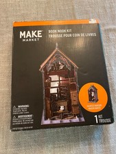 Make Market Haunted Mansion Book Nook Kit Halloween Haunted House Used picture