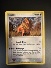 Tauros 16/112 FireRed & LeafGreen Holo Rare Pokemon Card SWIRL picture