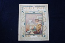 1923 SEPTEMBER NEEDLECRAFT MAGAZINE - BEAUTIFUL ILLUSTRATED COVER - E 32023 picture